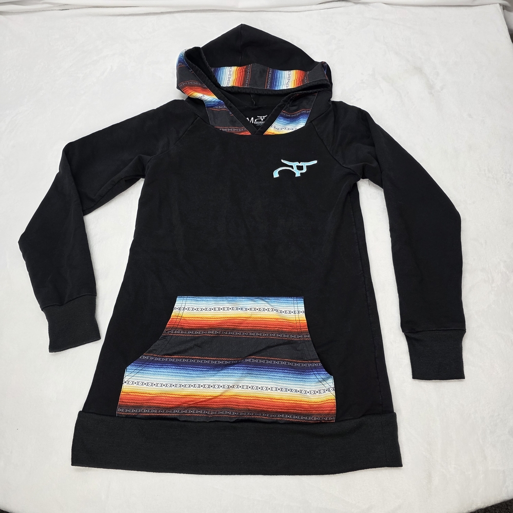 Ropesmart Black Hoodie with Multicolor Accents